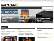 Tablet Screenshot of isopixcell.com